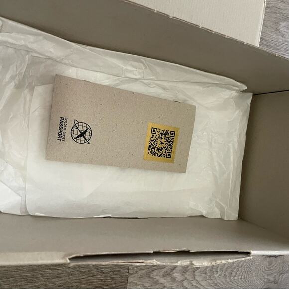 golden goose white & orange superstar low top sneakers tennis shoes size 37 - Picture 11 of 13